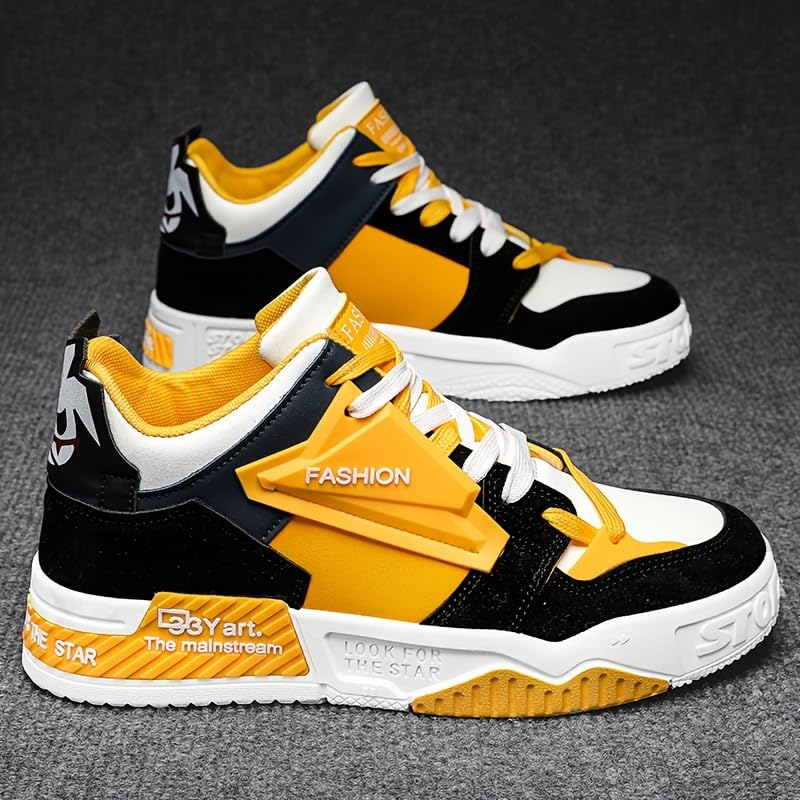 Men's Skate Shoes Lace-up Sneakers, Men's Fashion Sneakers3