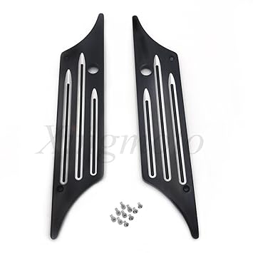 AfterMokit Replacement Hard Bag Latch Cover for Harley Touring 1993-2013 Black