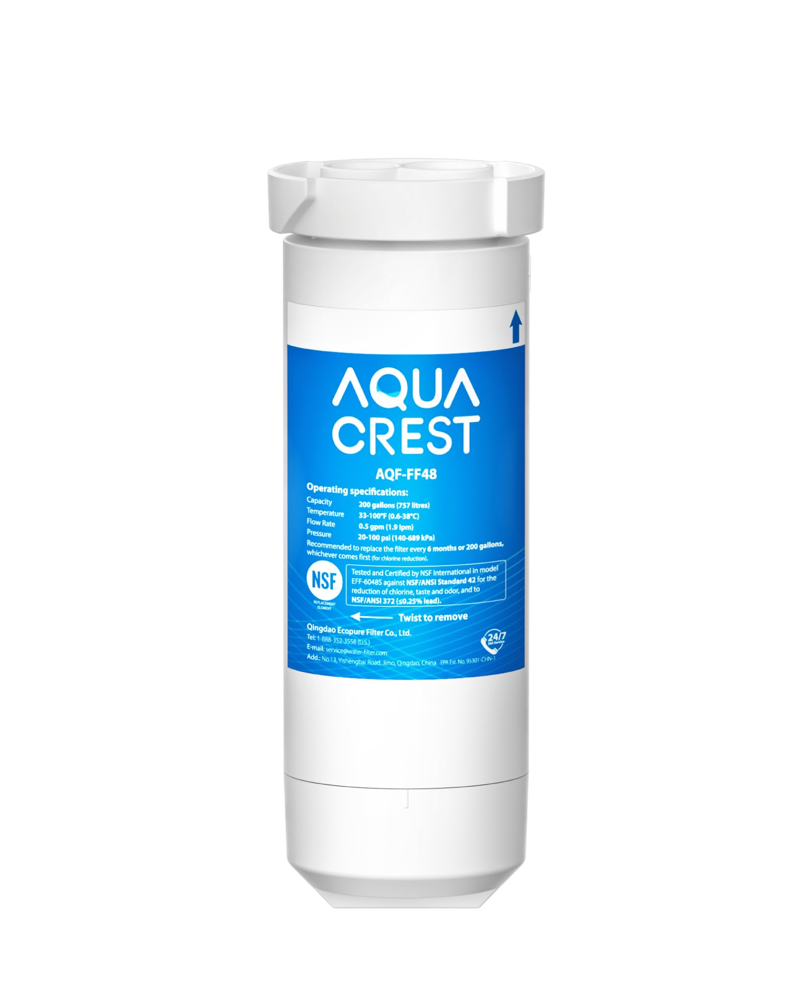 Amazon.com: AQUA CREST XWF Refrigerator Water Filter, Replacement