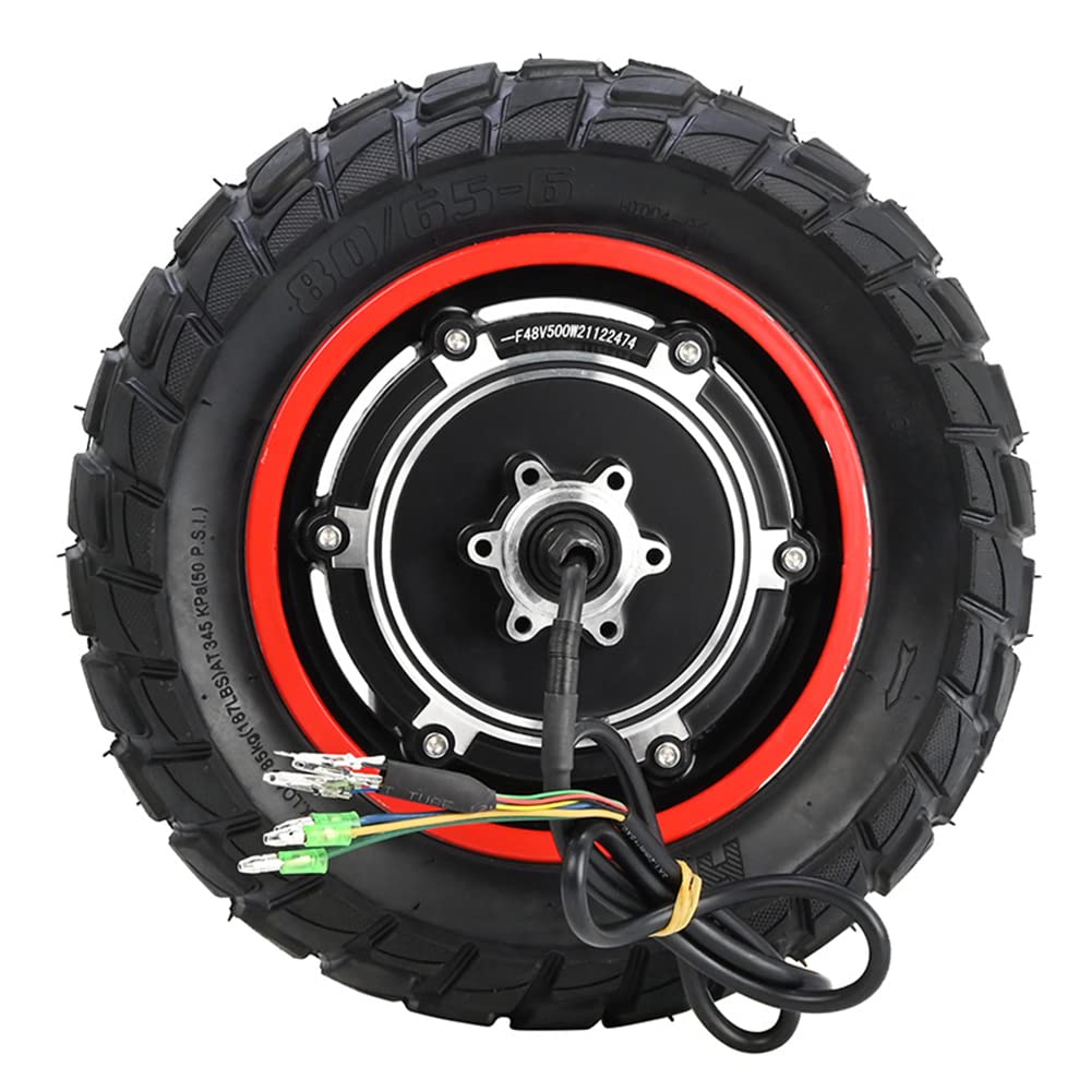Motore per scooter elettrico, 10 pollici, 48 V, 500 W, per scooter elettrico M4/M4Pro, 10 pollici, gonfiabile, motore posteriore