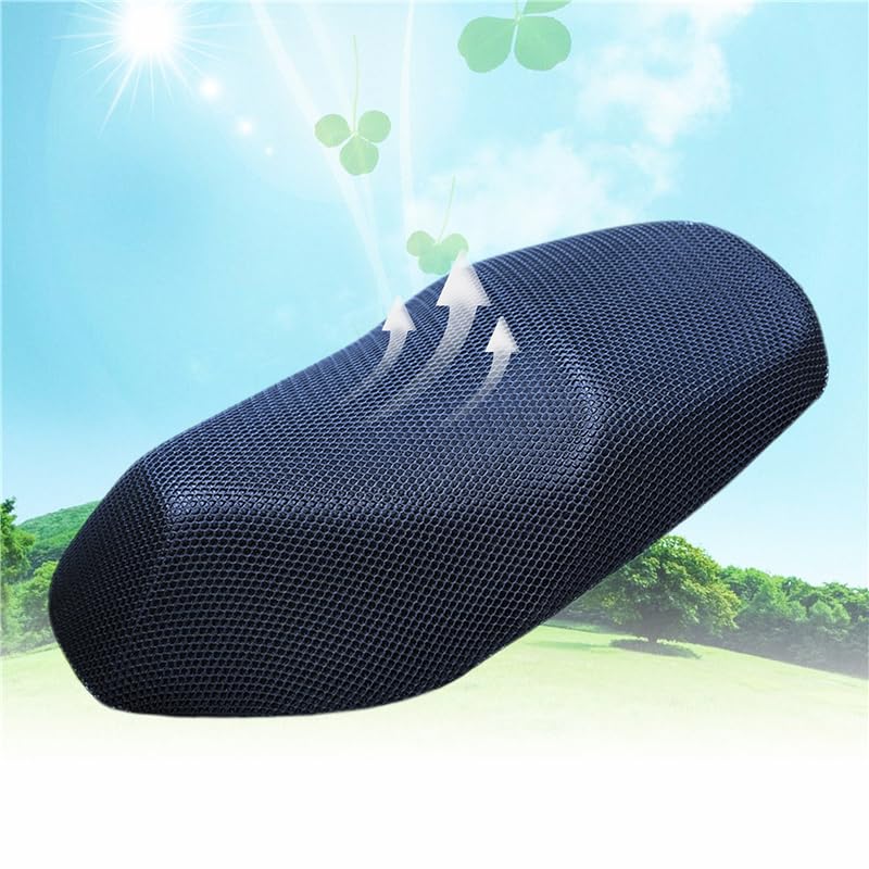 Funda cojín asiento motocicleta protector malla transpirable universal moto 3