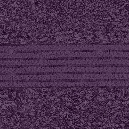 Image of Utopia Towels - Bath Towels Set, Plum - Luxurious 700 GSM 100% Ring Spun Cotton - Quick Dry, Highly Absorbent, Soft Feel Towels, Perfect for Daily Use (4-Pack)