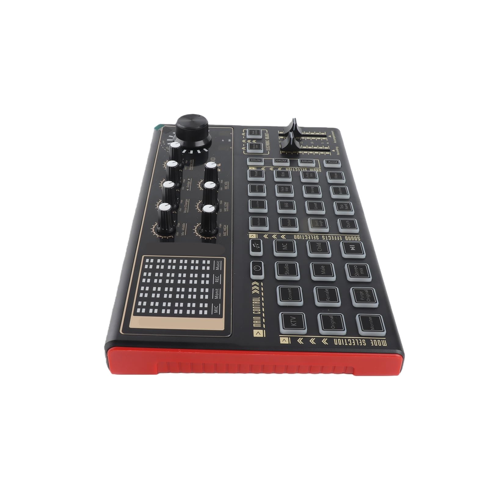 SK300 Live-Soundkarten-Voice-Changer-Mixer mit Hoher Kompatibilität für Smartphone-Computerspiele, Drahtlose Verbindung Verfügbar (Soundkarten-Kit)