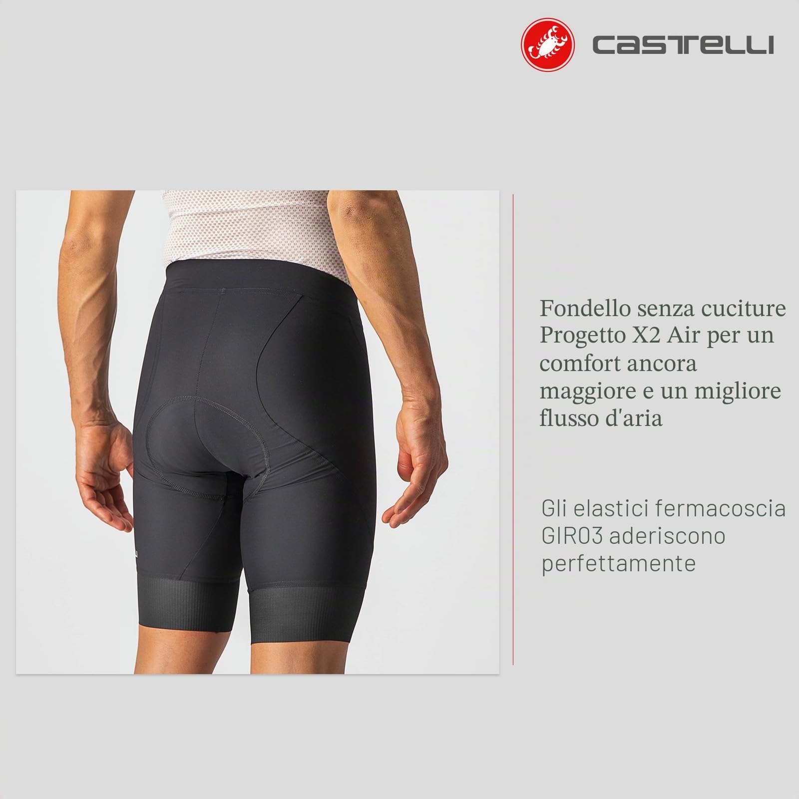 CASTELLI - Competizione Short, Pantaloncini Uomo