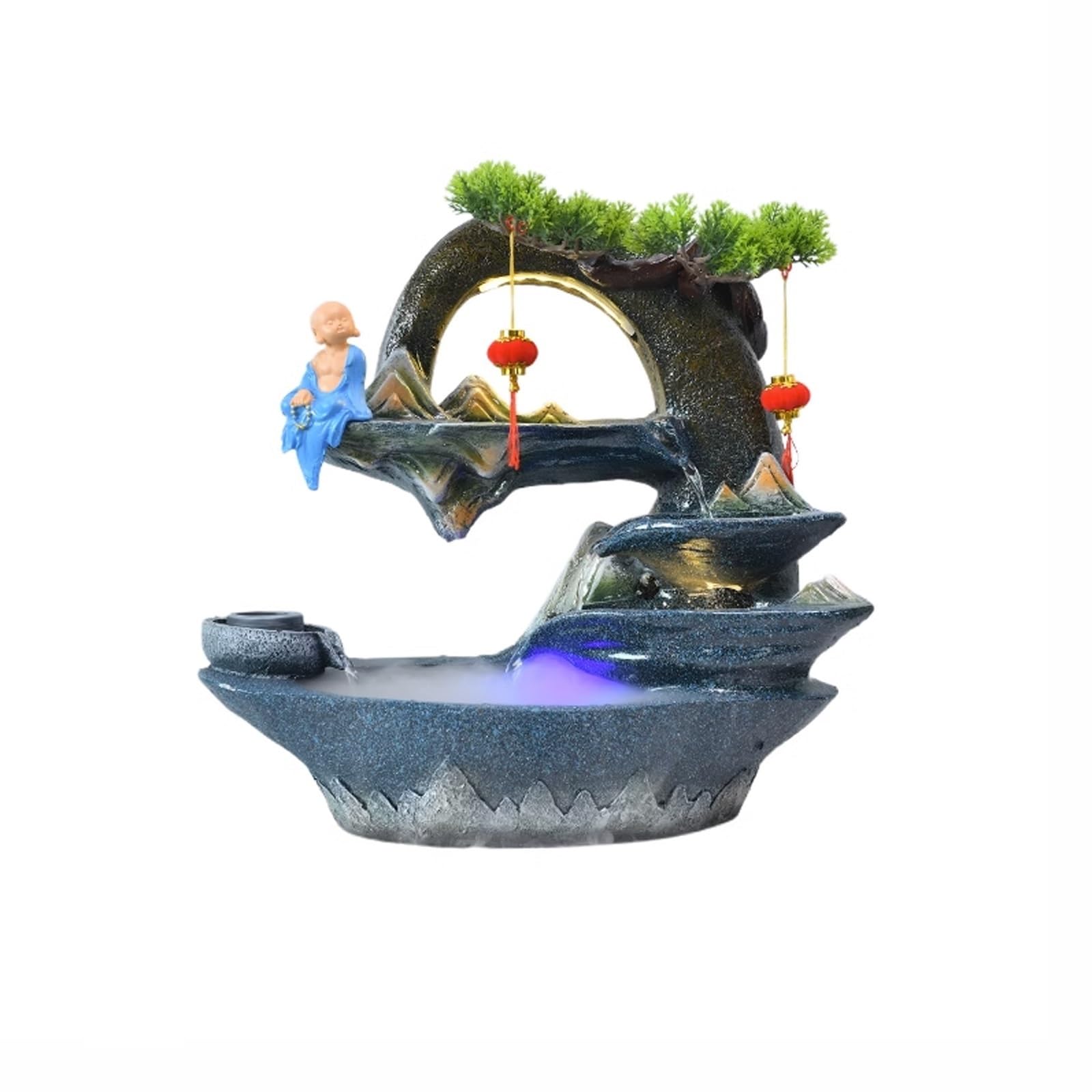 Fontaine d'eau pour bureau TUSUOD avec humidificateur d'eau à circulation alpine modèle 07