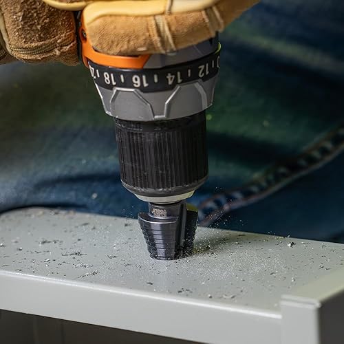 Vista 126 de Klein Tools broca escalonada con ondulado doble