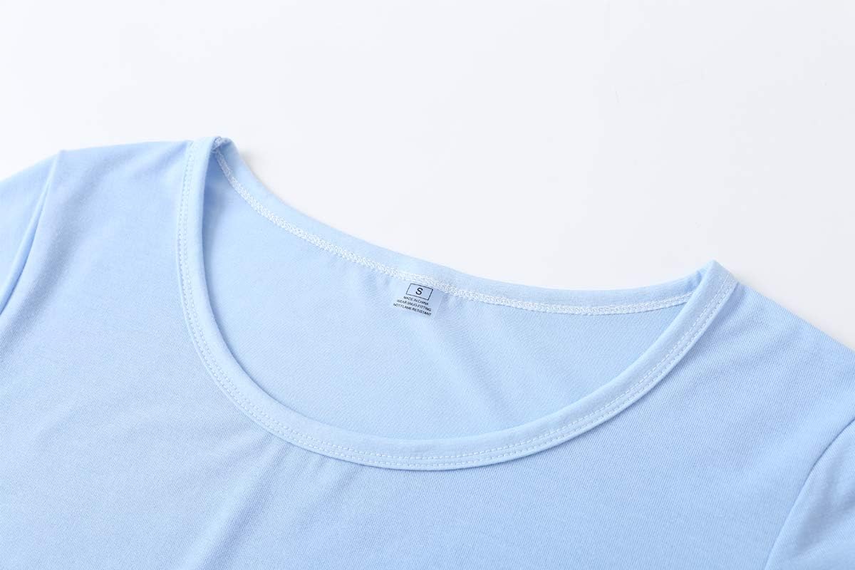 YIJIU Women's Short Sleeve Tops and Capri Pants Cute Cartoon Print Pajama Sets - Image 4