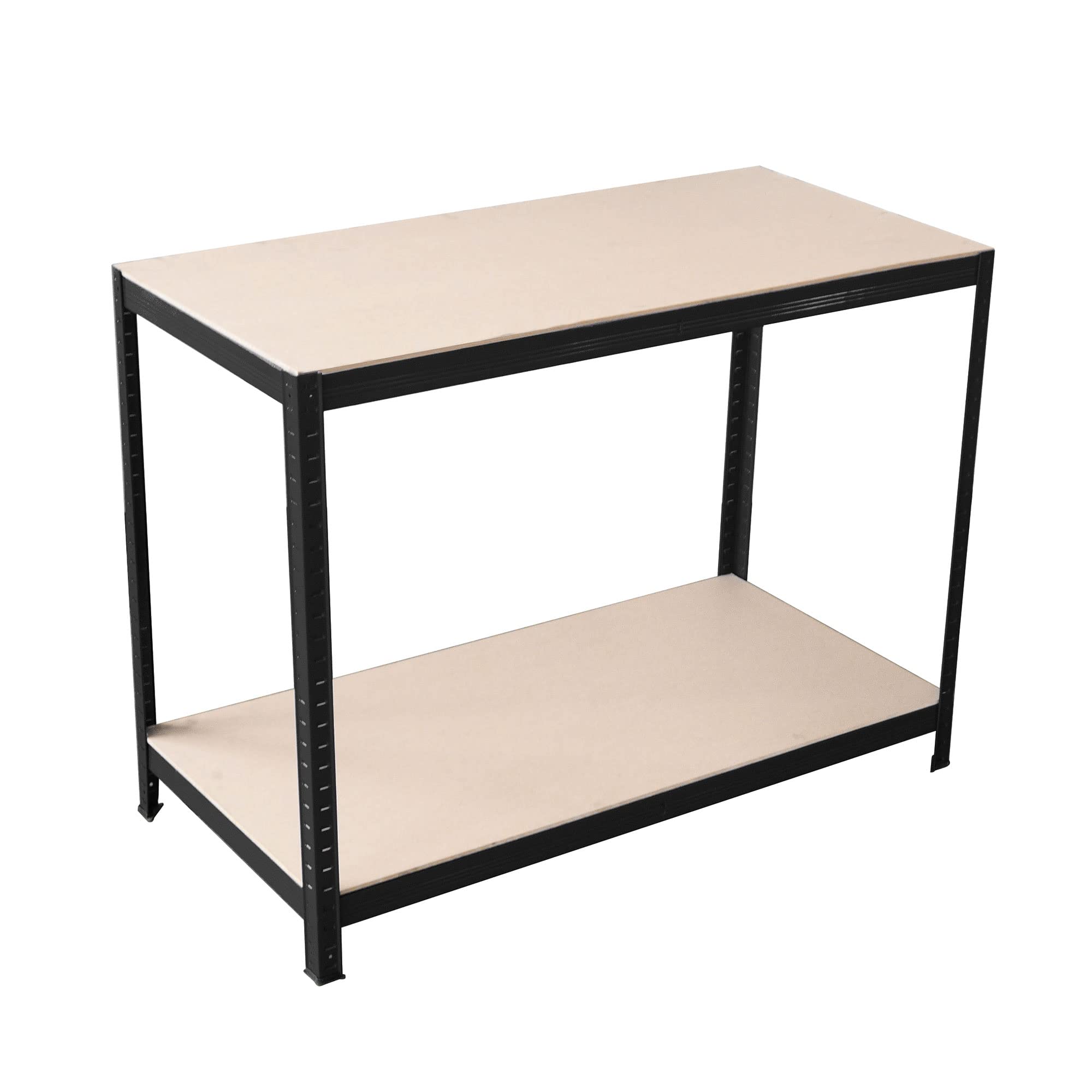 Buy Neo Black Steel Heavy Duty Metal Workbench Bench Benches Table Garage DIY Shed Warehouse