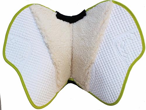 Miniatura 3 de CHALLENGER Caballo Inglés Contorneado Algodón Acolchado Cerrar Contacto Trail Saddle Pad Ombre72170