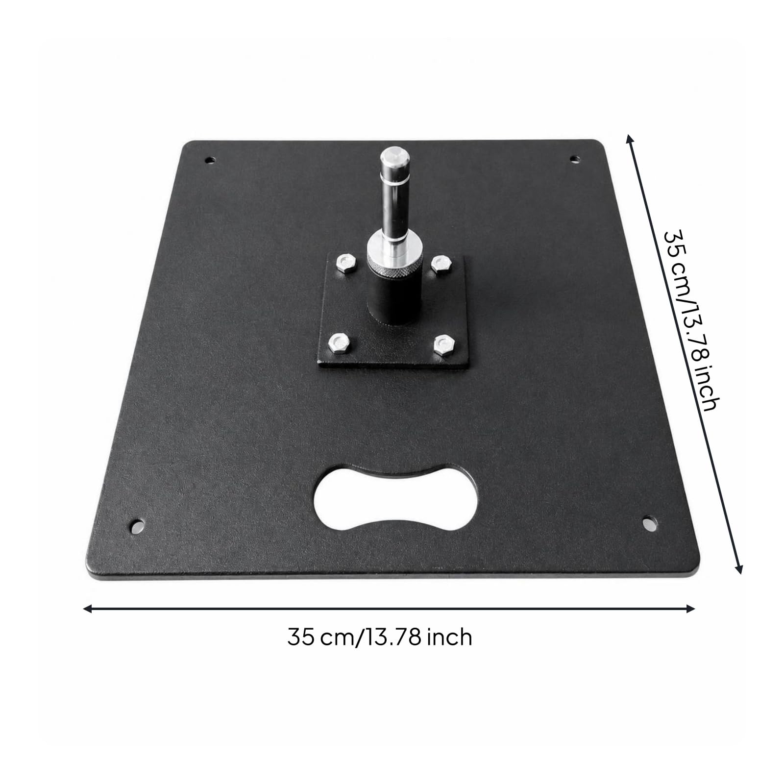 Base Montage pr Mât Drapeau, 35cmx35cm 6kg