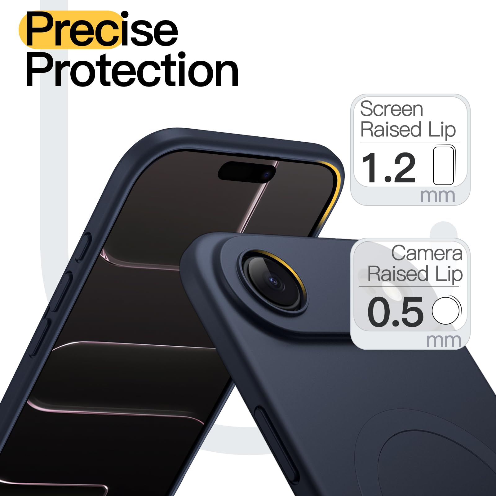 JETech Coque Magnétique Fine Pour IPhone 17 Air Compatible Avec MagSafe