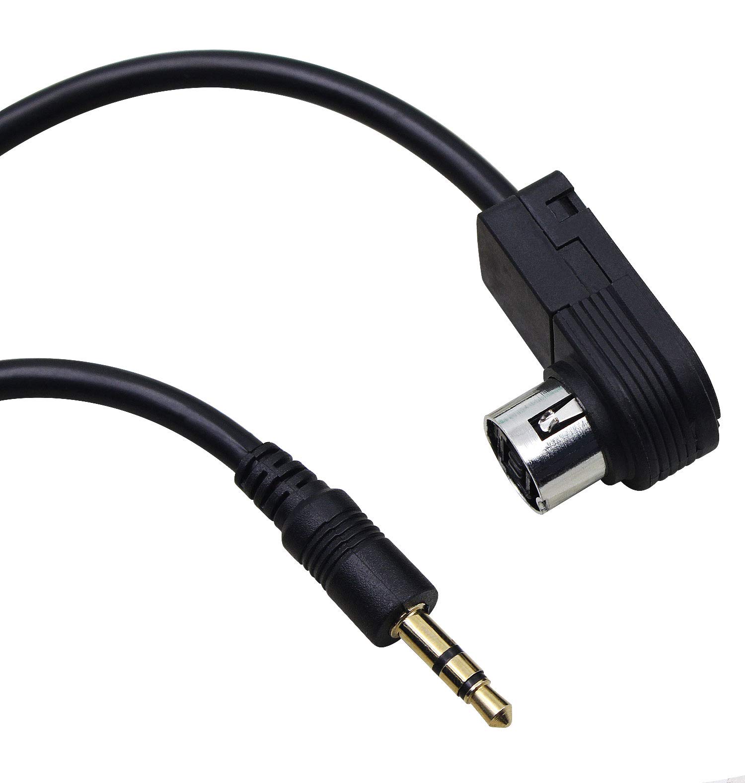 EASWEL 3.5mm AUX Audio Jack Cable Adapter for Alpine CDA-7894 CDA-7998 CDA-7998R