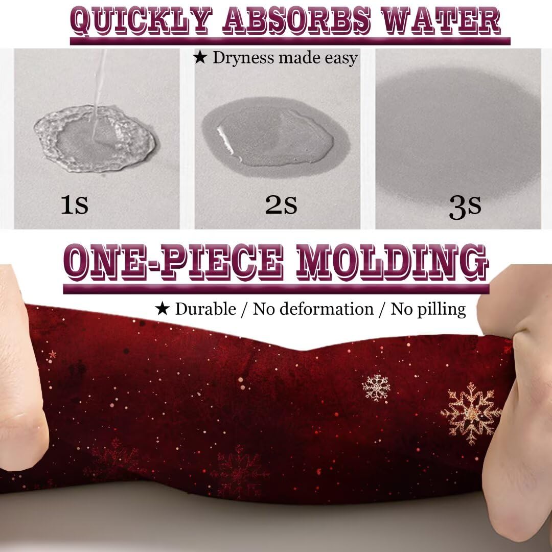 Badezimmerteppich Groß Schnelltrocknend Badteppich 160x230cm Rutschfester Badematte Red Absorbierender Duschvorleger Waschbar Badvorleger Dünn Bath Bathroom Mat Fußmatten Toilette Badewanne 5-920