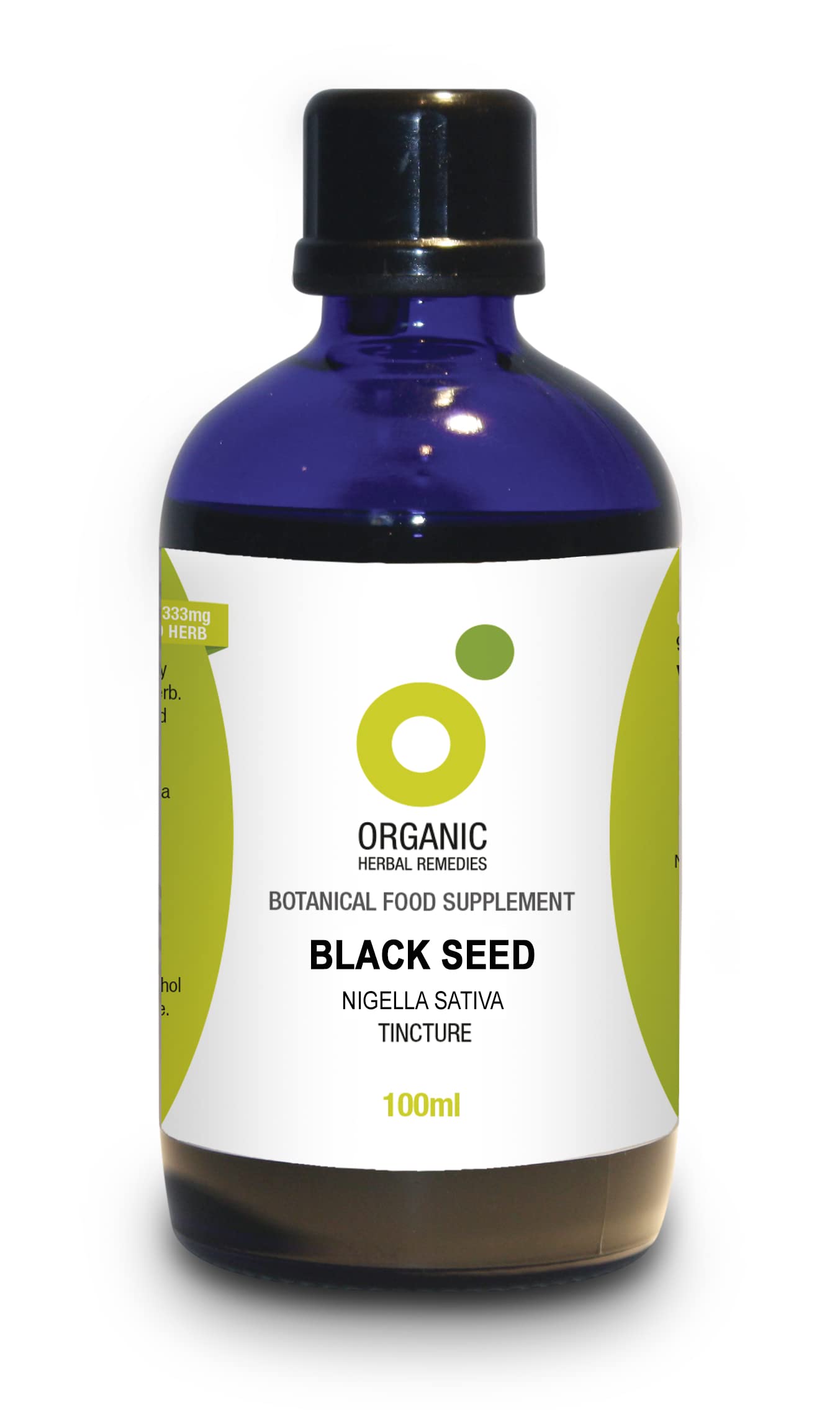 Organic Herbal Remedies Organic Black Seed Tincture 100mlEU OrganicSoil AssociationSoil AssociationSoil Association