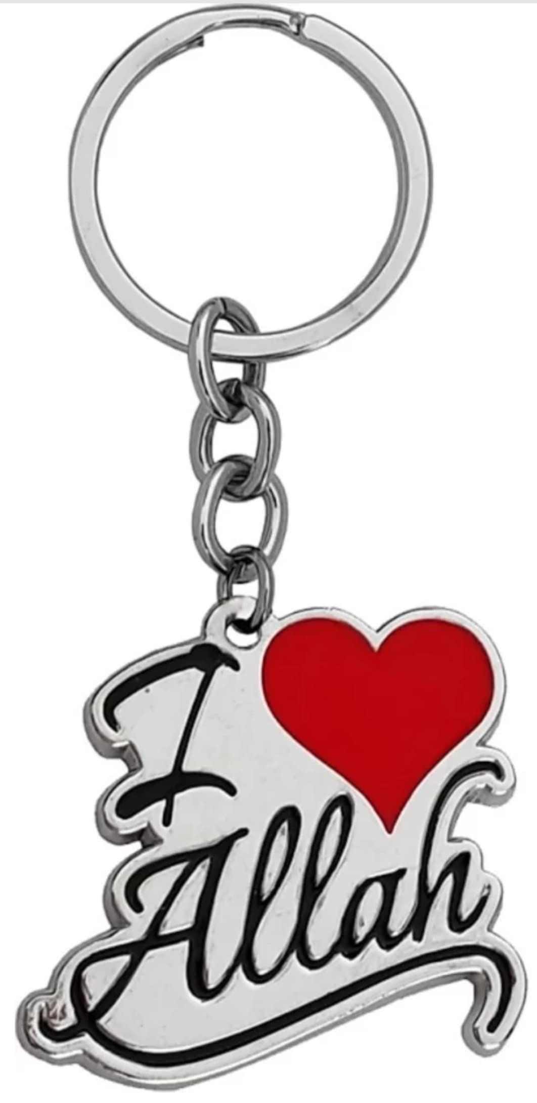 deethyas fashion I Love Allah Text metal Keychain-picture-32