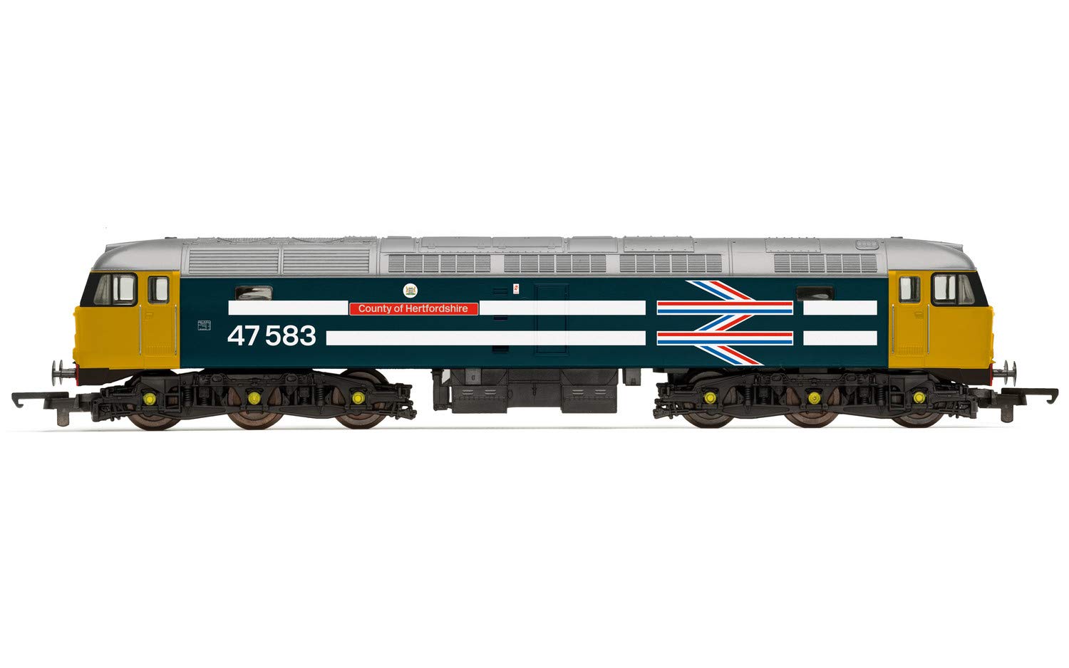 BR, Clase 47, Co-Co, 47583 'Condado de Hertfordshire' - Era 7