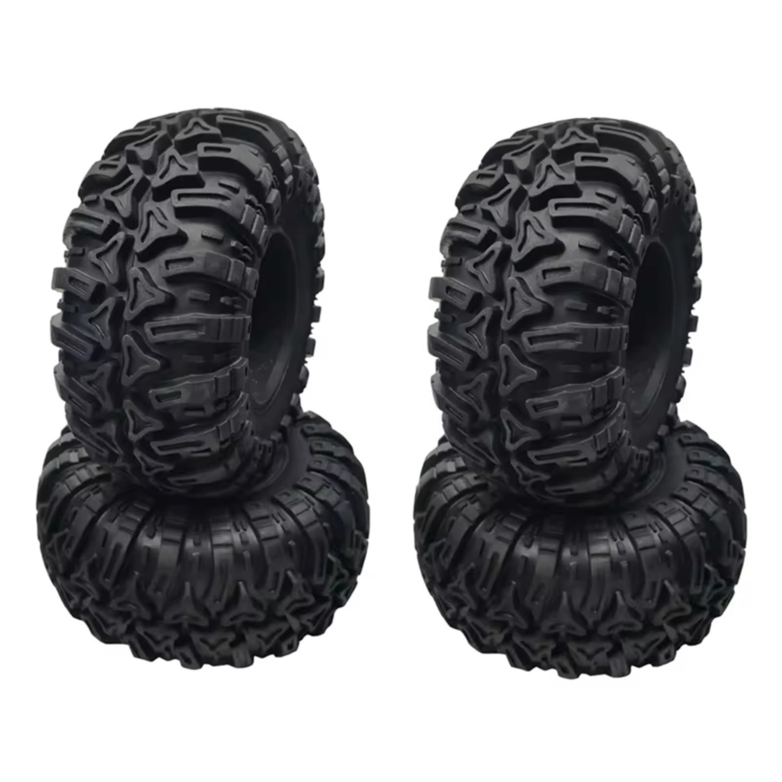 RC Ruote Gomma Compatibile Con Traxxas TRX4 Per Axial SCX10 Per Wraith RR10 4 Pezzi 2.2 Pollici Pneumatici In Gomma 2.2 Ruote Pneumatici 128X60MM 1/10 RC Crawler