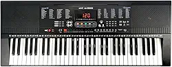 Teclado Musical MXT Profissional com 61 teclas Sensitivas 500 Timbres e Ritmos USB e MIDI