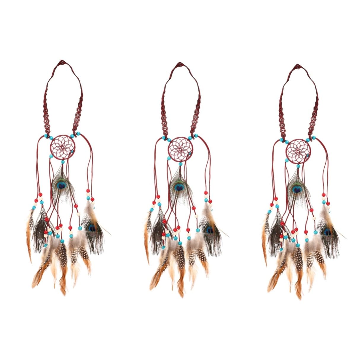 MAGICLULU 3 Diademas Elegantes Con Estilo Para Mujeres Y Niñas Accesorios Para El Cabello Banda Para El Cabello Con Borlas A La Moda.
