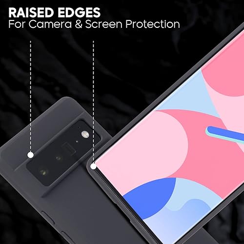 Miniatura 2 de Case-Mate - Paquete de protección - Funda para teléfono y protector de pantalla para Google Pixel 6a - Negro