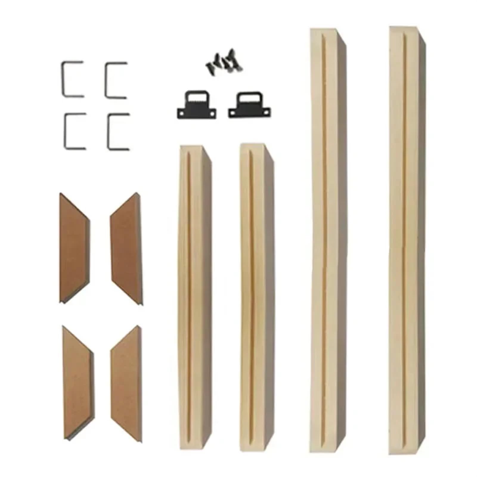 photo frame kits Wood Photo Frame DIY Painting for Photos on The Wall,Room Home Decor Picture Frames for crafts party school projects(Height 35cm,Width 65cm)