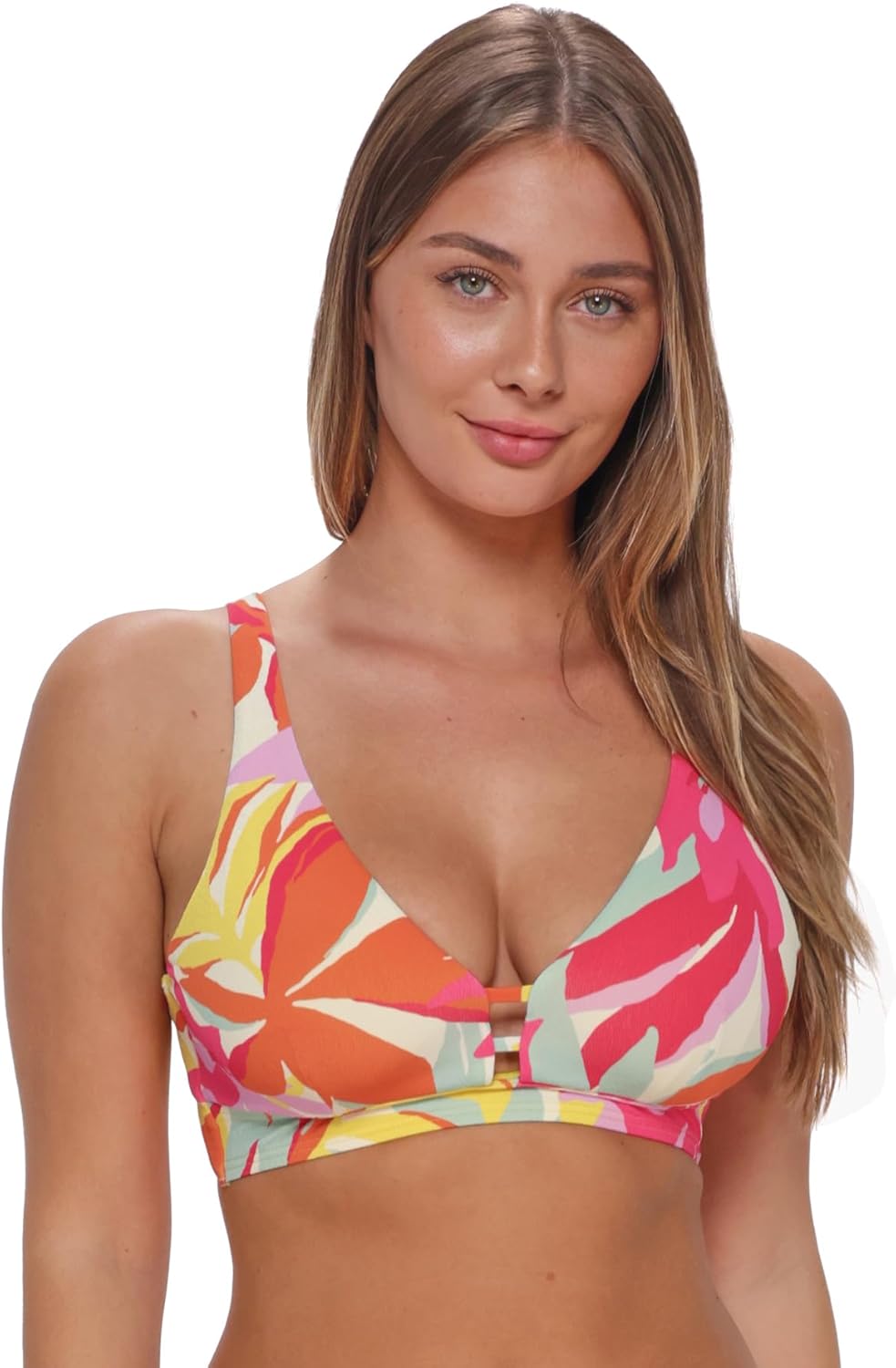 Sunsets Natalie Women's Swimsuit Bikini Top in Textured Crepe Fabric