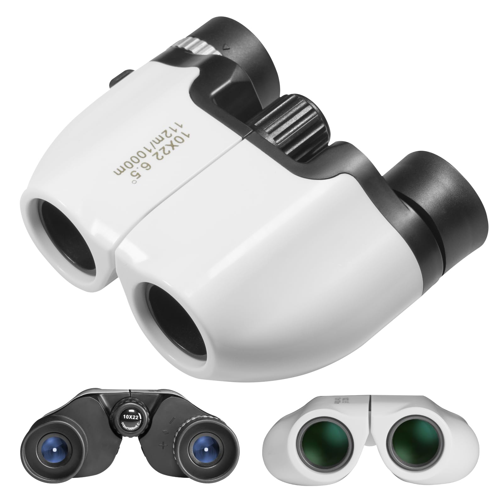 Photo 1 of 10x22 Binoculars HD Powerful Compact for Adults & Kids,BAK4 Prism & FMC,Waterproof,Easy Focus,Wide View for Bird Watching, Hunting,Sport,Travel,Sightseeing,Camping Travel,Outdoor Gifts