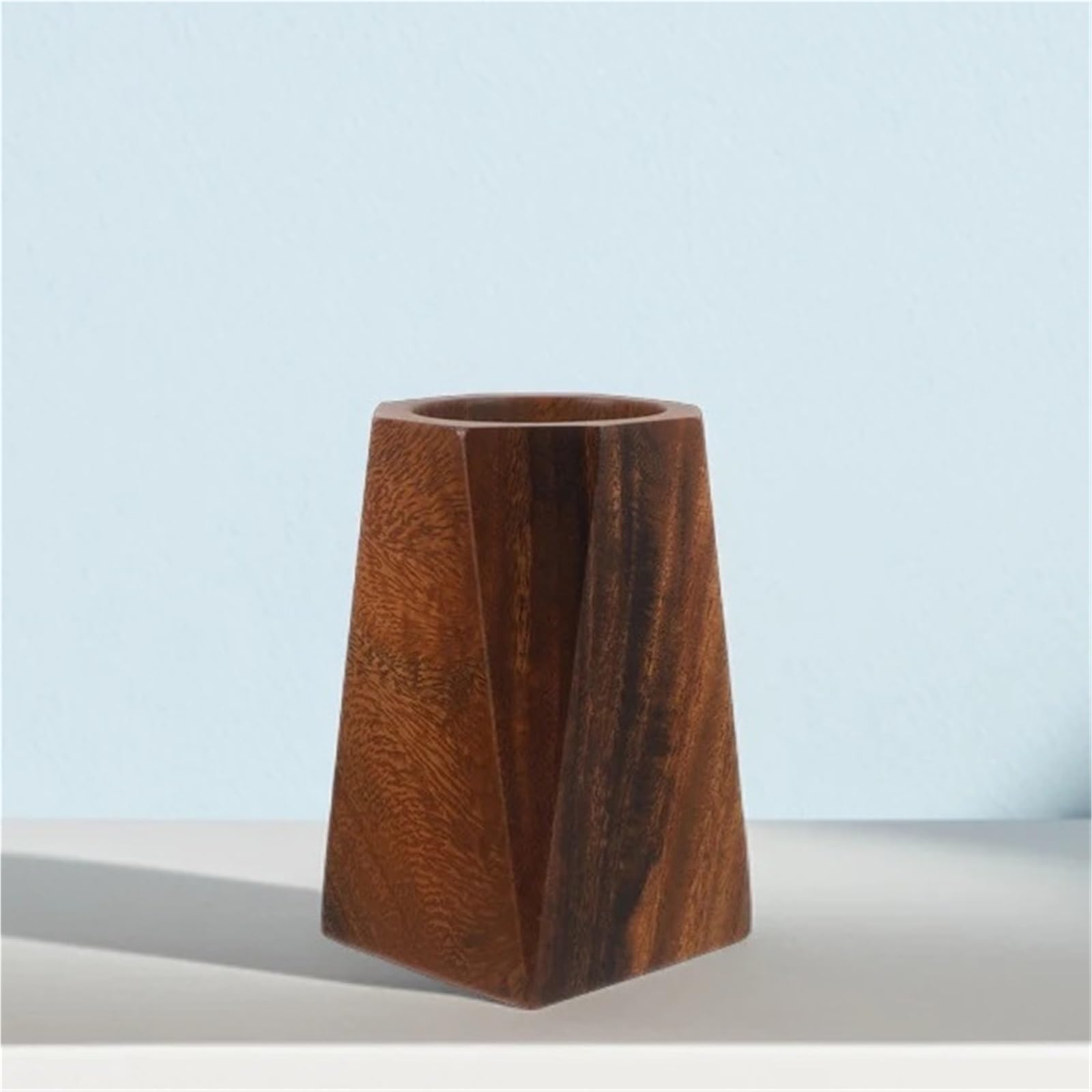 Stifthalter für den Schreibtisch, Stifthalter aus Holz, gefertigt schwarzem Walnuss-Schreibtisch-Organizer