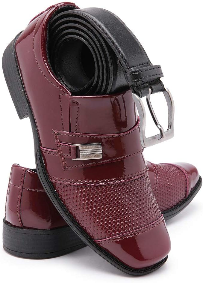 Sapato Social Infantil + Cinto Kit