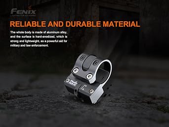 Fenix PD36R Pro 2800 Lumen Rechargeable LED Tactical Flashlight, AER-05 Pressure Switch, ALG-16 Mount with EdisonBright Charging Cable Carry case Bundle