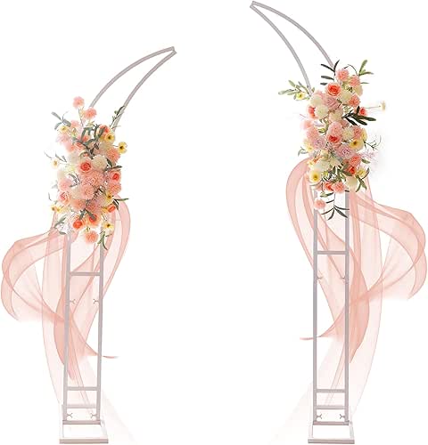 2pcs Large Wedding Arch with Base Flower Stand Arch Bracket