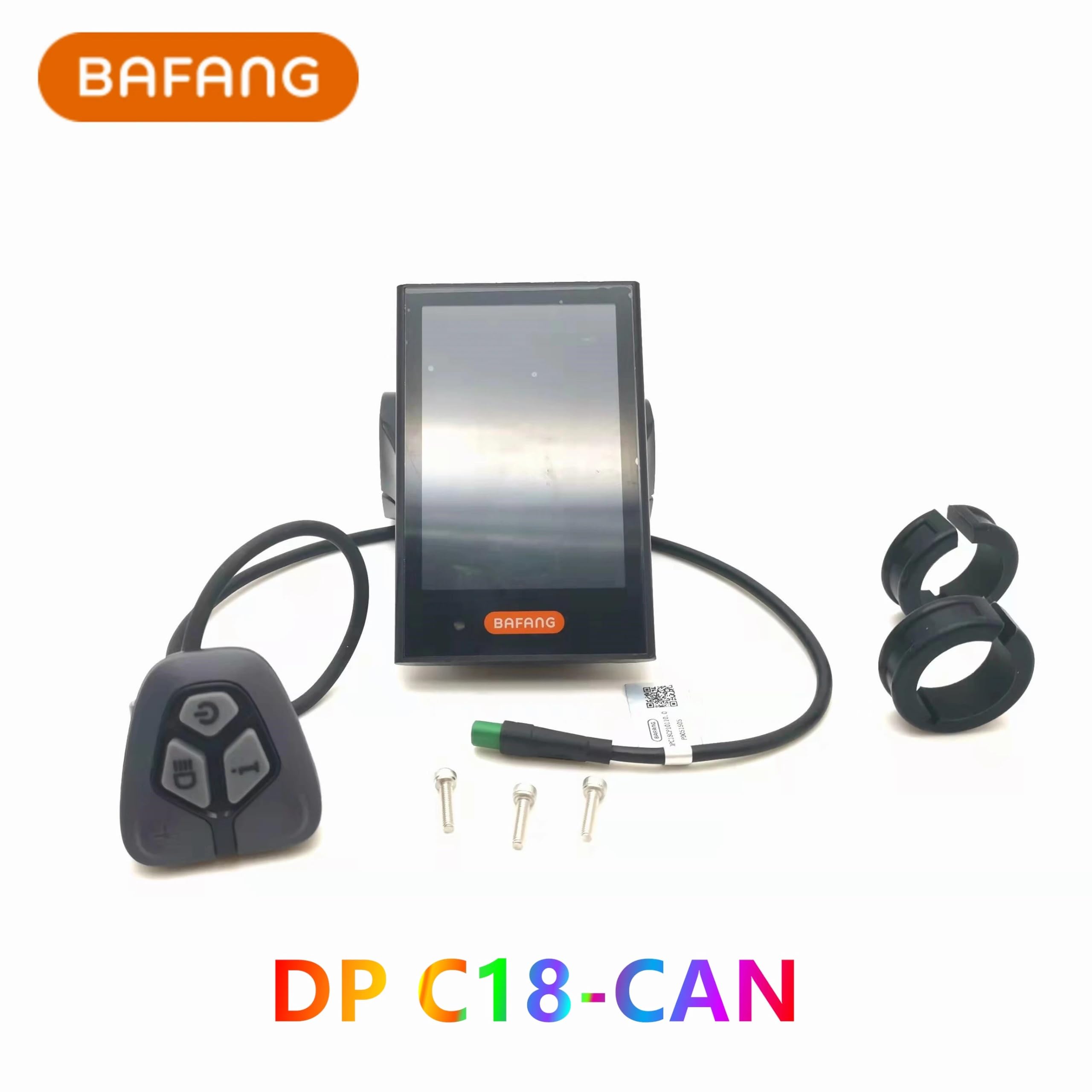 DPC18 CAN Canbus kolorowy wyświetlacz do silnika protokołu Bafang M500, M600, M510, M560, M800, M820 Mid Drive CAN Protocol Motor z wtyczką trójkątną