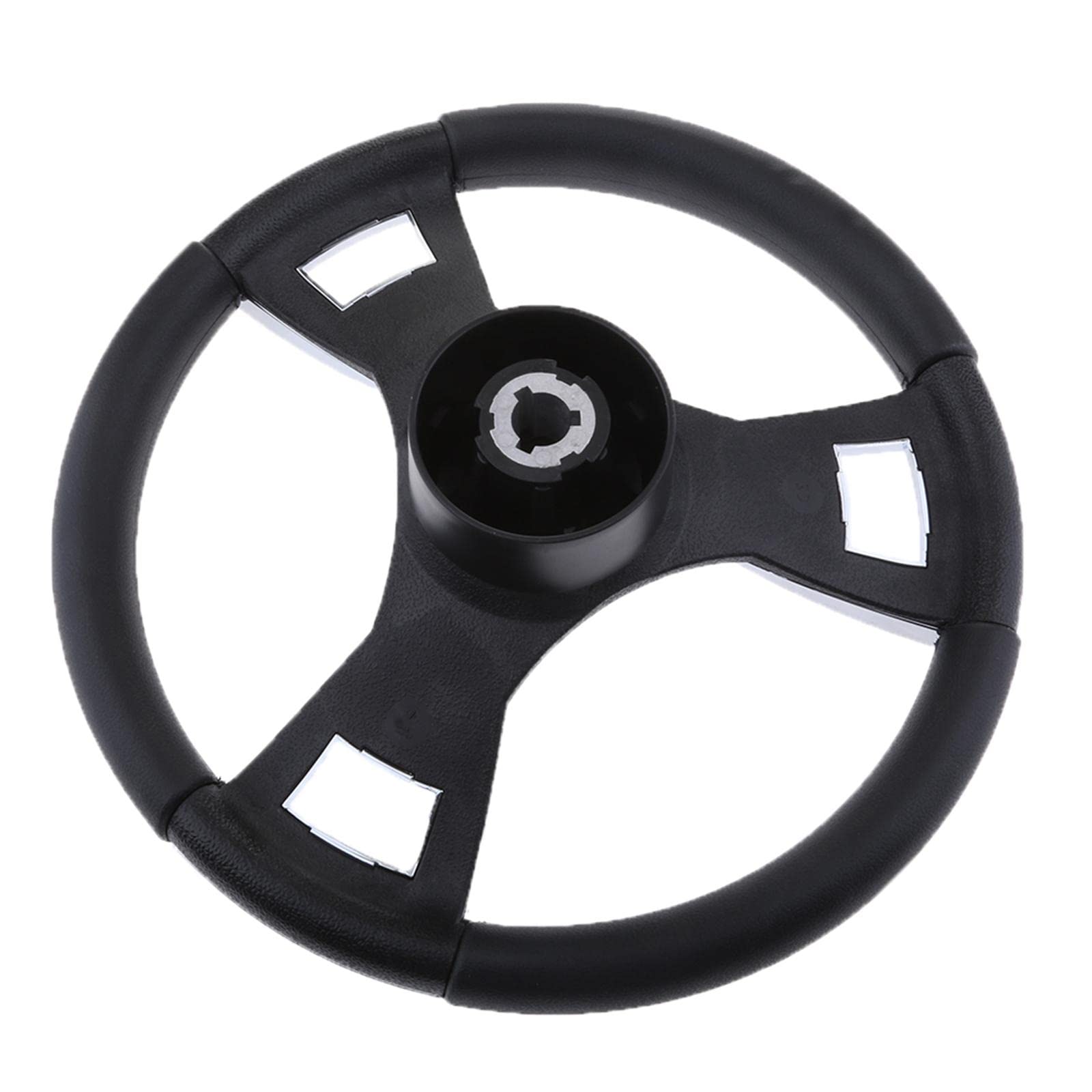 F Fityle Volante de Barco de Acero Inoxidable de 3 Radios