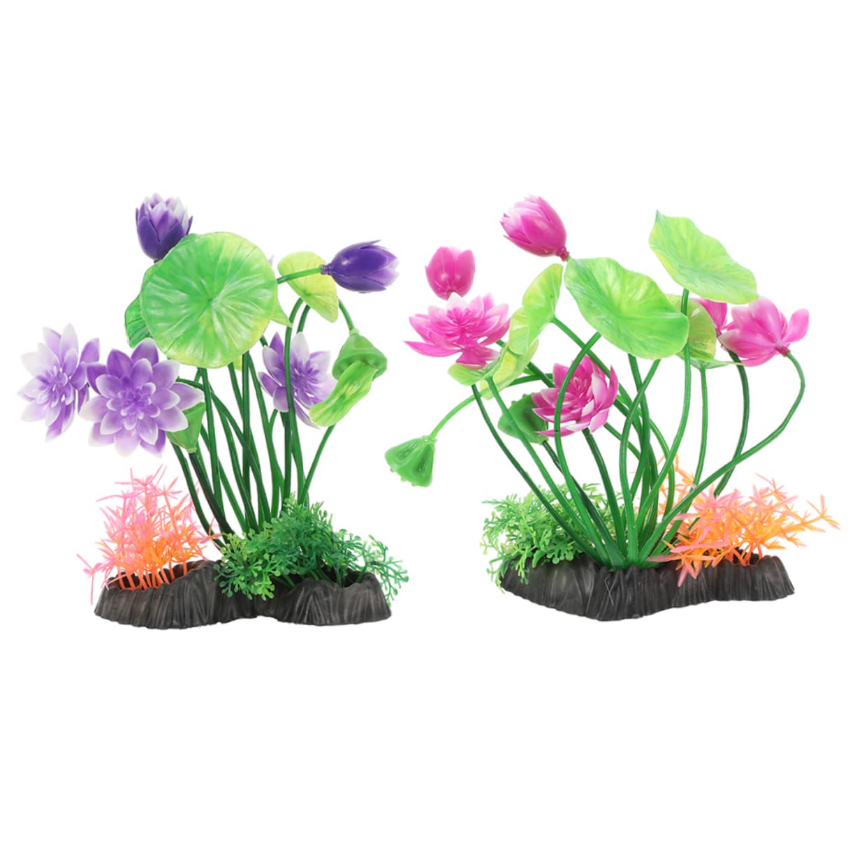 BESPORTBLE 10stücke Künstliche Wasserpflanzen Für Aquarien Dekorative Wasserpflanzen Lebensechte Aquarienlandschaft Für Fischbecken-Dekoration