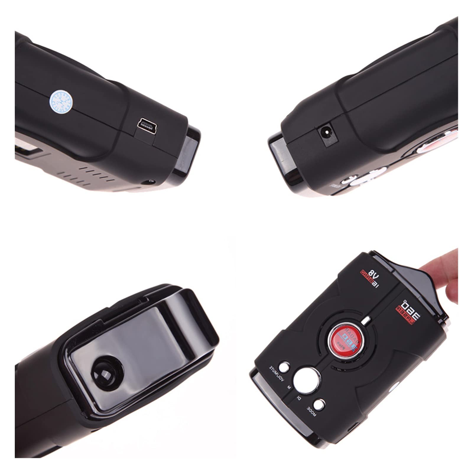 GPS Rilevatore Rilevatore Radar V8 Voice Auto Radar Detector 16 Bandsvg-2 Display LED Display Auto Rivelatore Rilevatore Radar