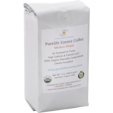 Medical-Grade Purelife Organic Enema Coffee- Medium Air Roast