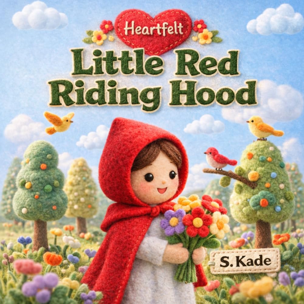 Heartfelt Little Red Riding Hood: A Cozy Felt Storybook Adventure