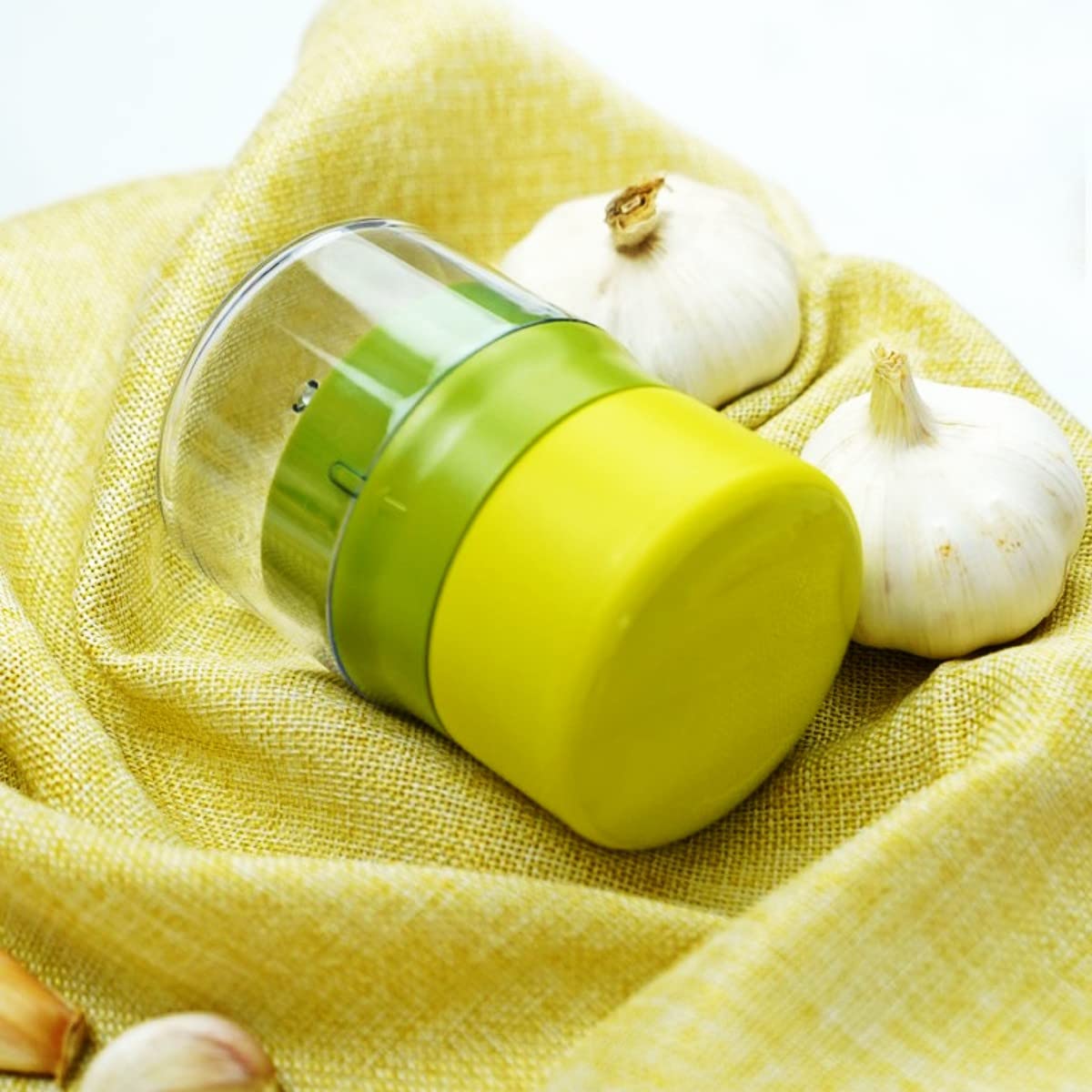 Baskety Garlic Crusher Twister Mincer Multipurpose Ideal for Mincing Garlic Ginger Walnut Peanut Pecan and Other Nute