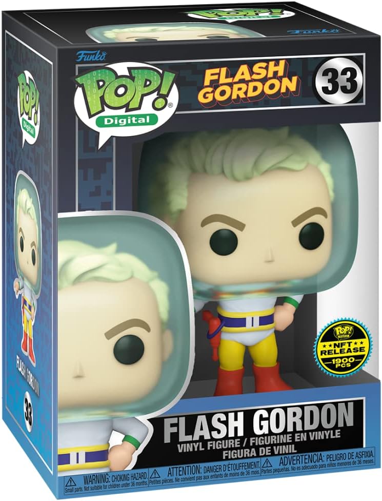 Funko Pop! Digital Retro Comics: Flash Gordon Physical Exclusive Pop