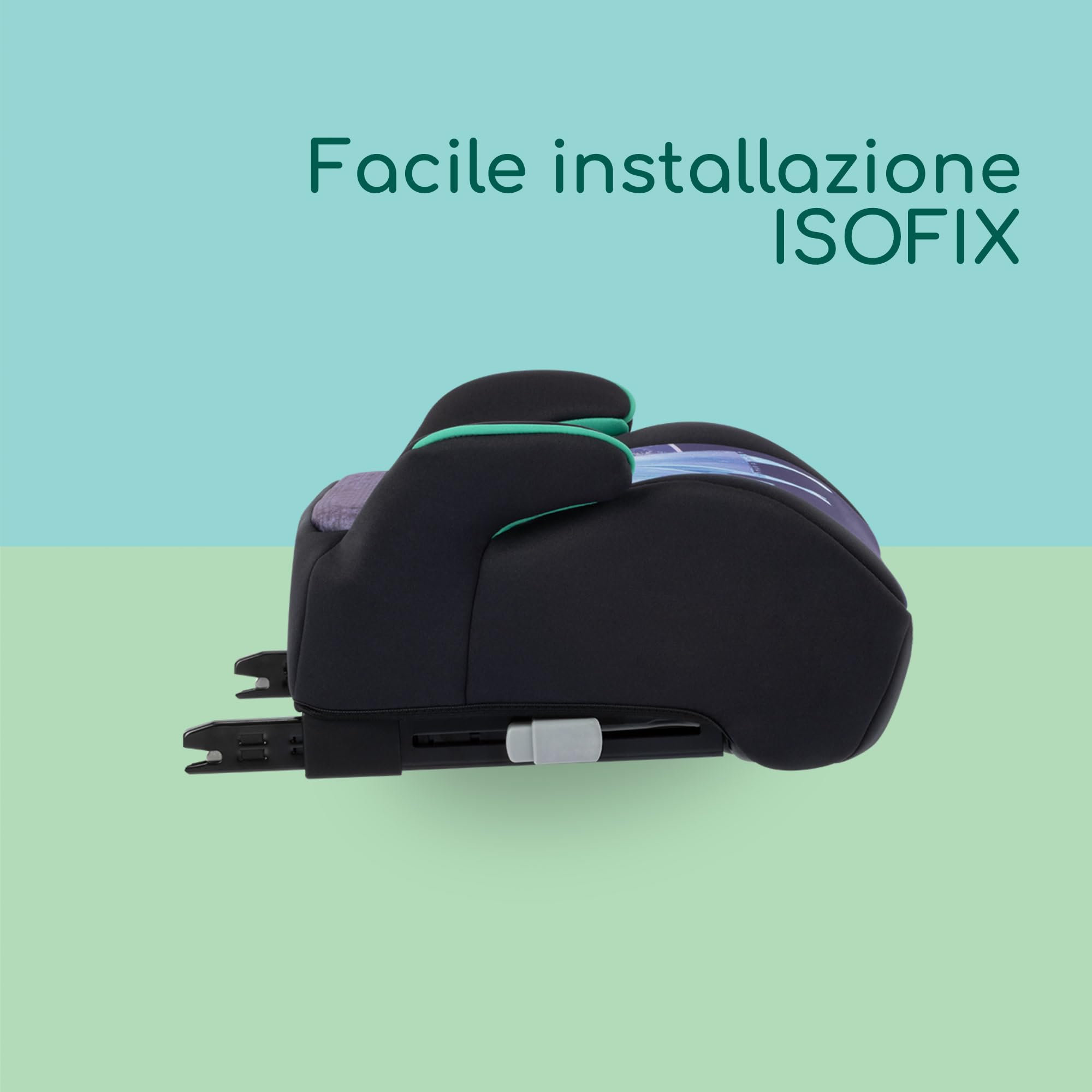 Bebeconfort Disney Manga i-Fix, Alzatina Auto Bimbi 6–12 Anni, 128–150 cm, Rialzo Auto Bambini, Seggiolino Auto Isofix, Leggero, Installazione Facile, Imbottito, Tessuti Morbidi, Authentic Frozen