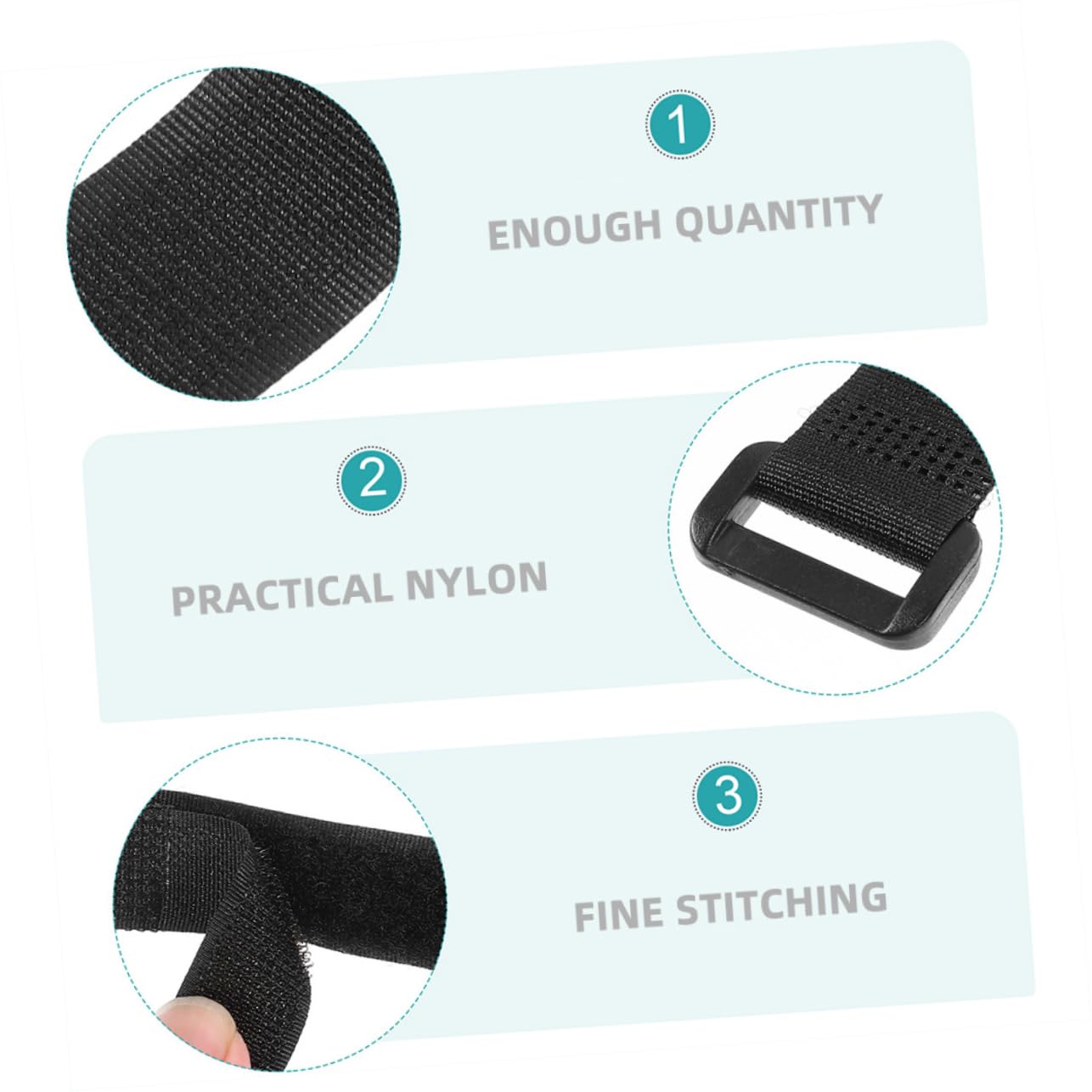 balacoo Nylon Material 12pcs Bike Rack Straps Easy to Clean Lightweight Compact Versatile Wheel Straps