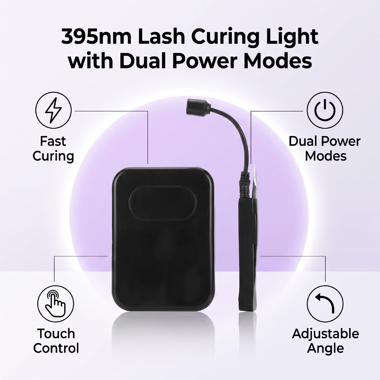 Sxhlseller Luce Polimerizzazione Unghie 395nm 1-3 Secondi Lampada a