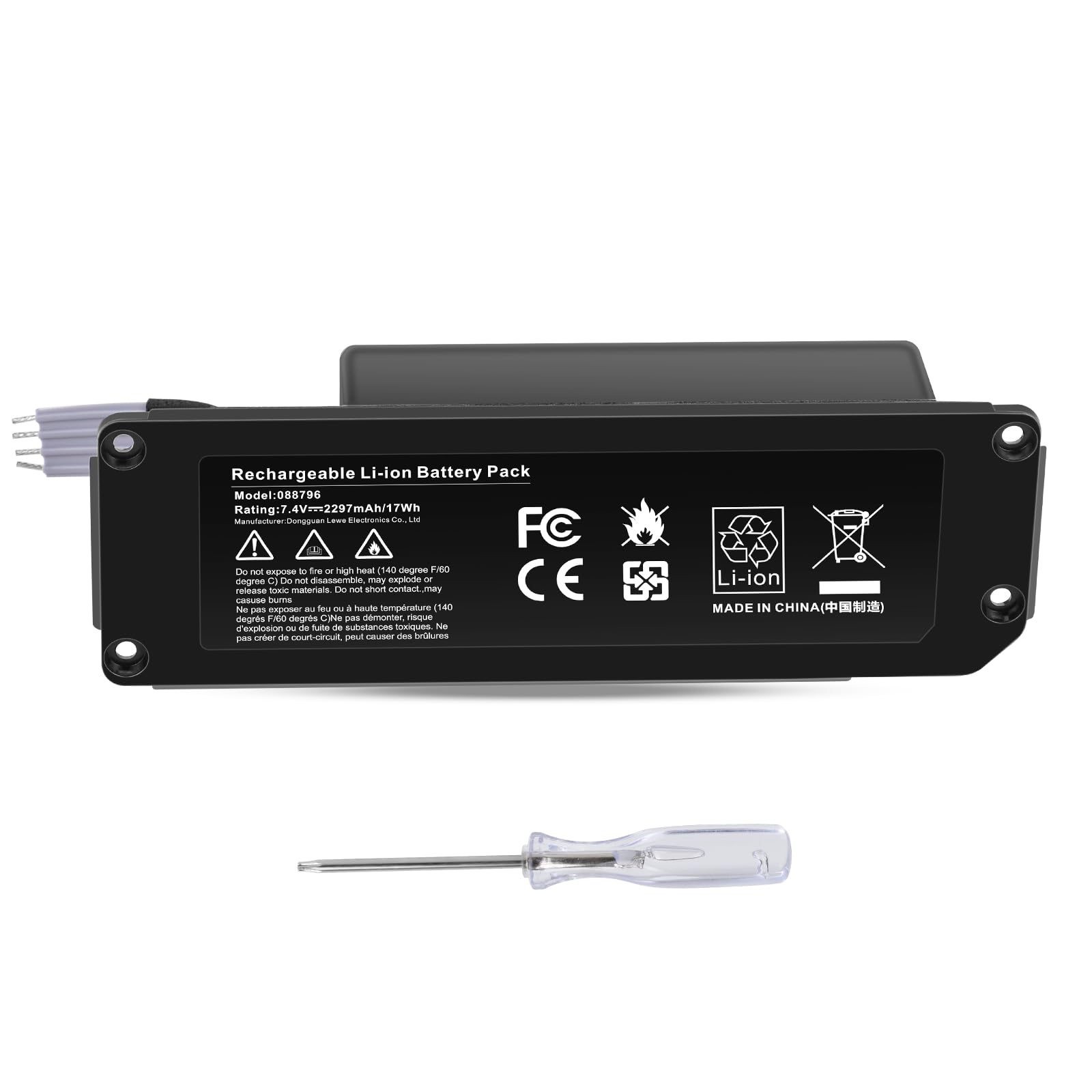 ASUNCELL 7,4 V/17 Wh 088796 ricambio della batteria per Bose Soundlink Mini II, Bose Soundlink Mini 2, Bose Soundlink mini Two, 088796 088772 080841 088789 725192-1110 725192-1310 7251925196 2-171 0