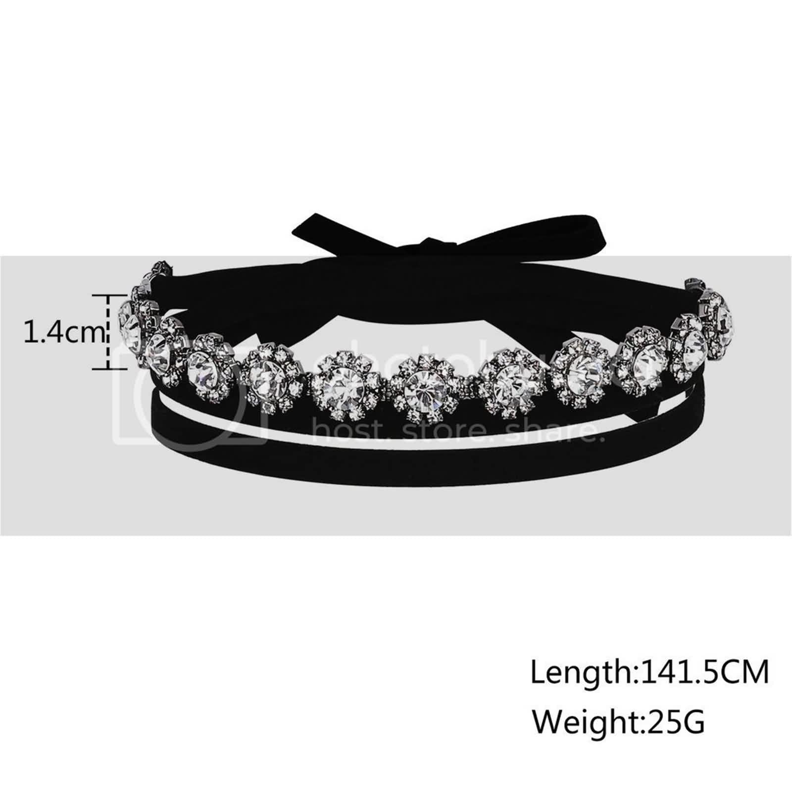 Gargantilla bohemia, collar de terciopelo con flores de cristal, accesorios de disfraz de Halloween, anime, cosplay, regalos góticos para mujeres, Cristal, Circonia cúbica