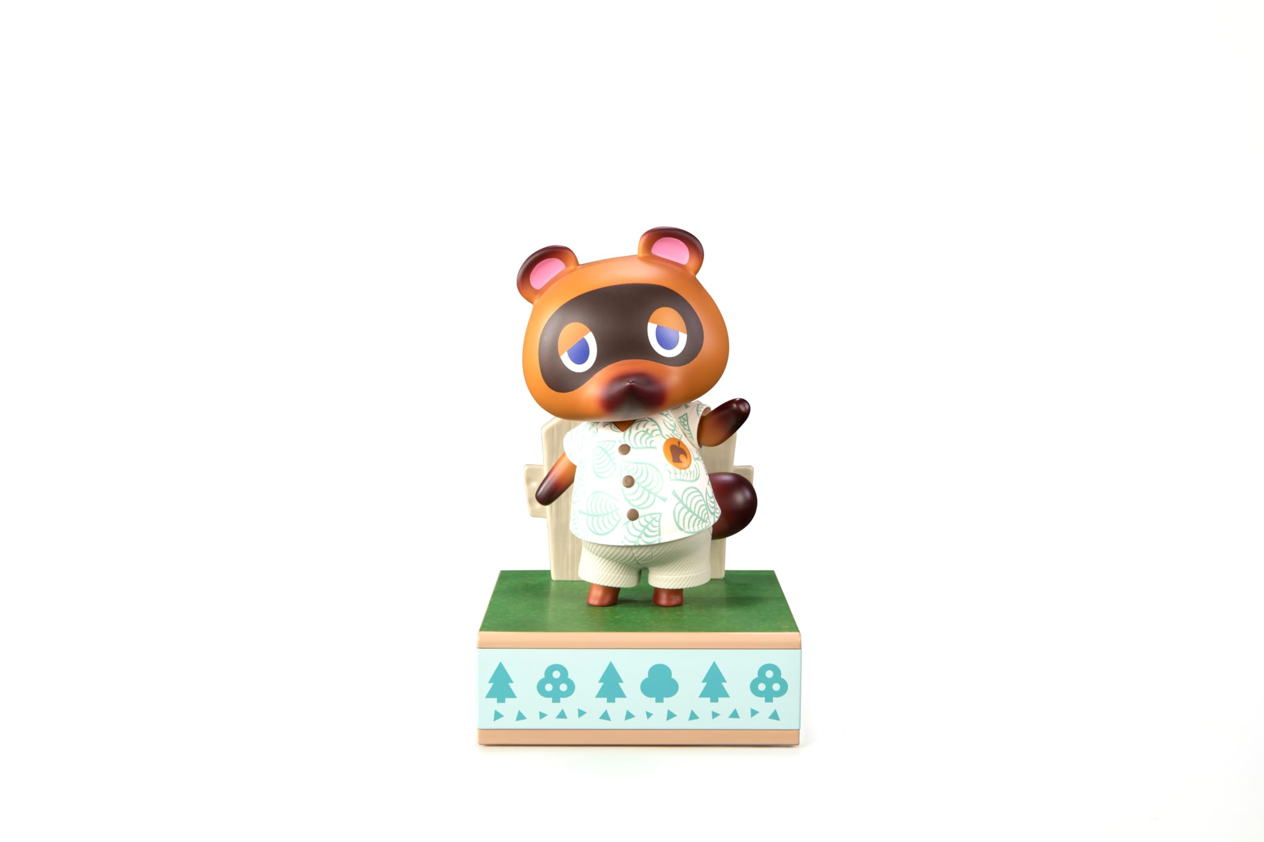 First 4 Figures - Animal Crossing: Nuevos horizontes - Estatua Tom Nook - Estatua de PVC Pintado - 22cm