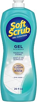 Soft Scrub Gel Cleanser with Bleach, 26 fl oz, Multi-Surface Use