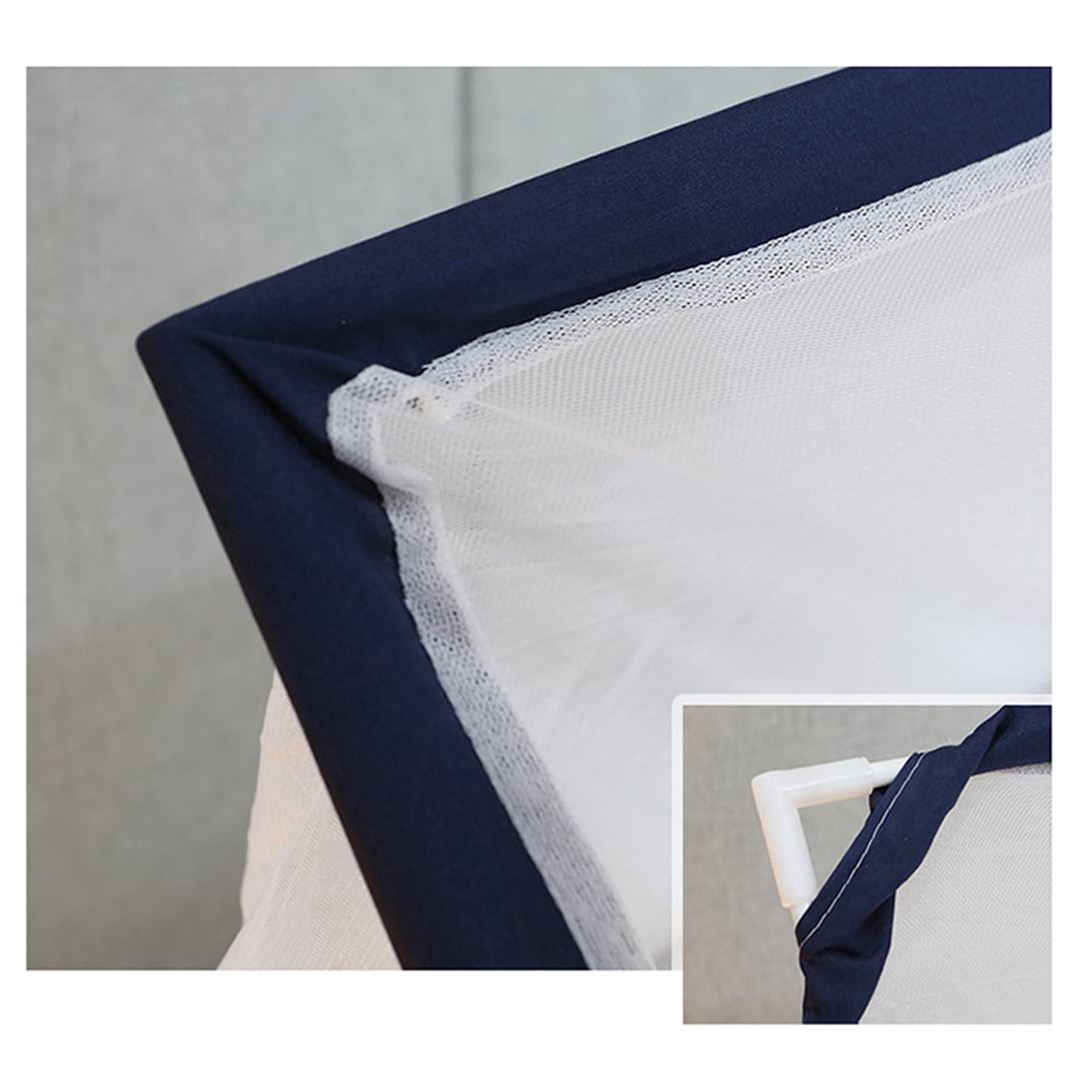 Składana moskitiera, baldachim do łóżka, namiot podróżny do sypialni, przenośny, oddychający, 100% poliester, bez podłogi, różowa, do łóżka o szerokości 1,8 m