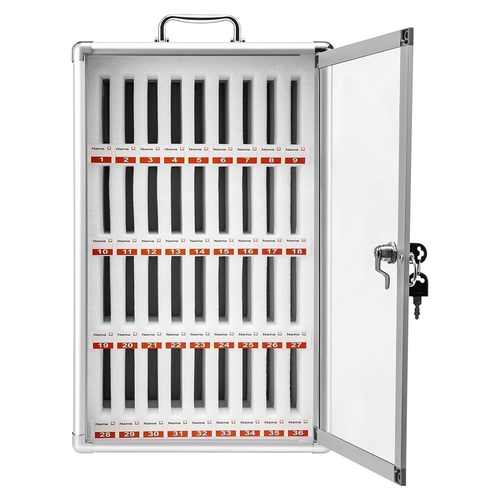 Casier de rangement pour téléphone portable 36 fentes anti-vol