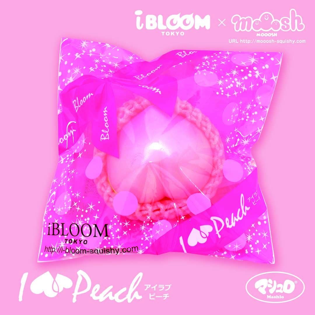 ibloom Medium Peach Squishy I Love Peach Series 3 Pink Color