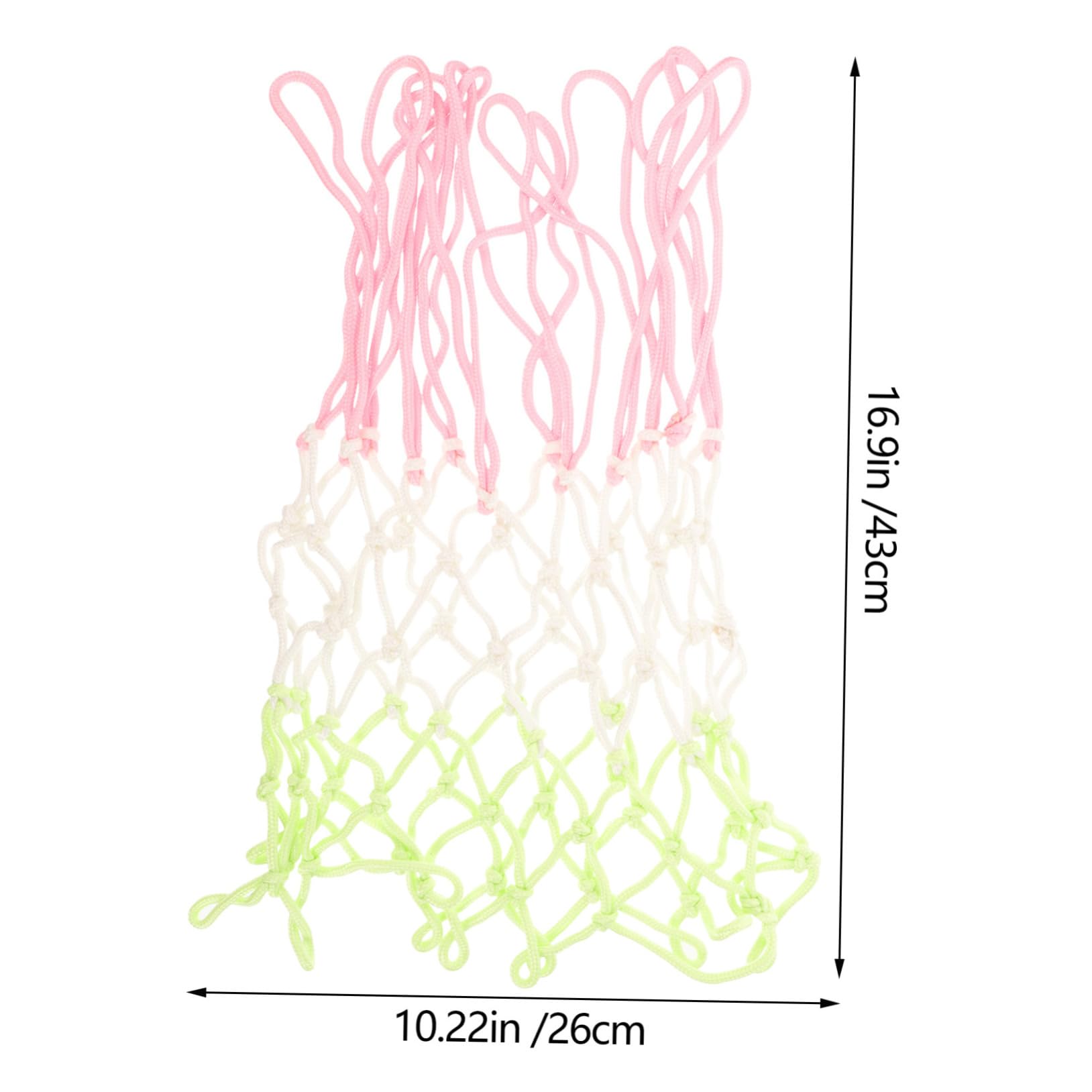 Balacoo Professional Basketball Net Glow-in-The-Dark Basketball Hoop Net Water Resistant for Friends